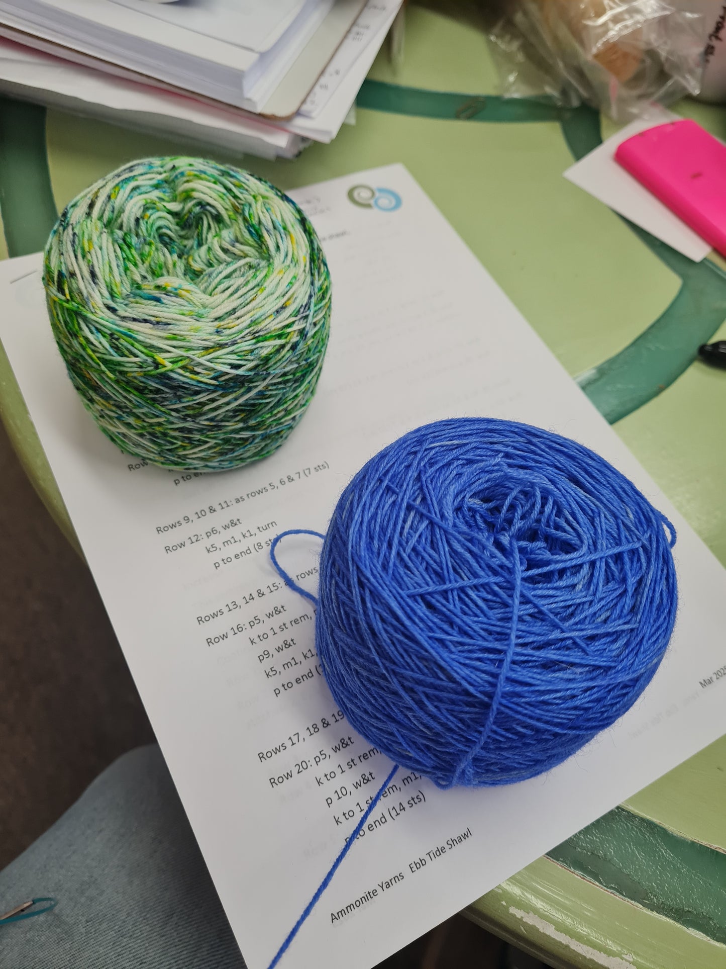Ebb Tide Shawl Pattern