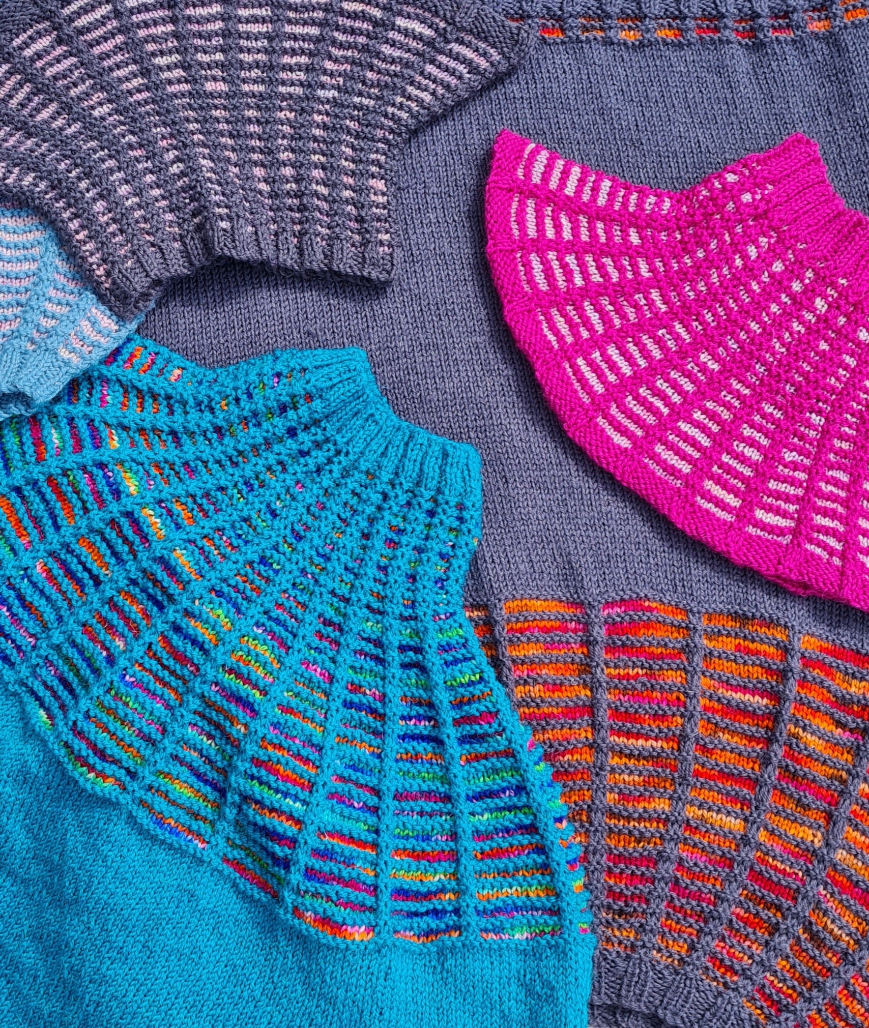 Elegy to Morfa knitted jumper patterns