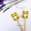 Atomic Knitting Notions and Stitch Markers