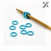 Atomic Knitting Notions and Stitch Markers