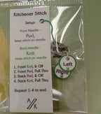 Atomic Knitting Notions and Stitch Markers