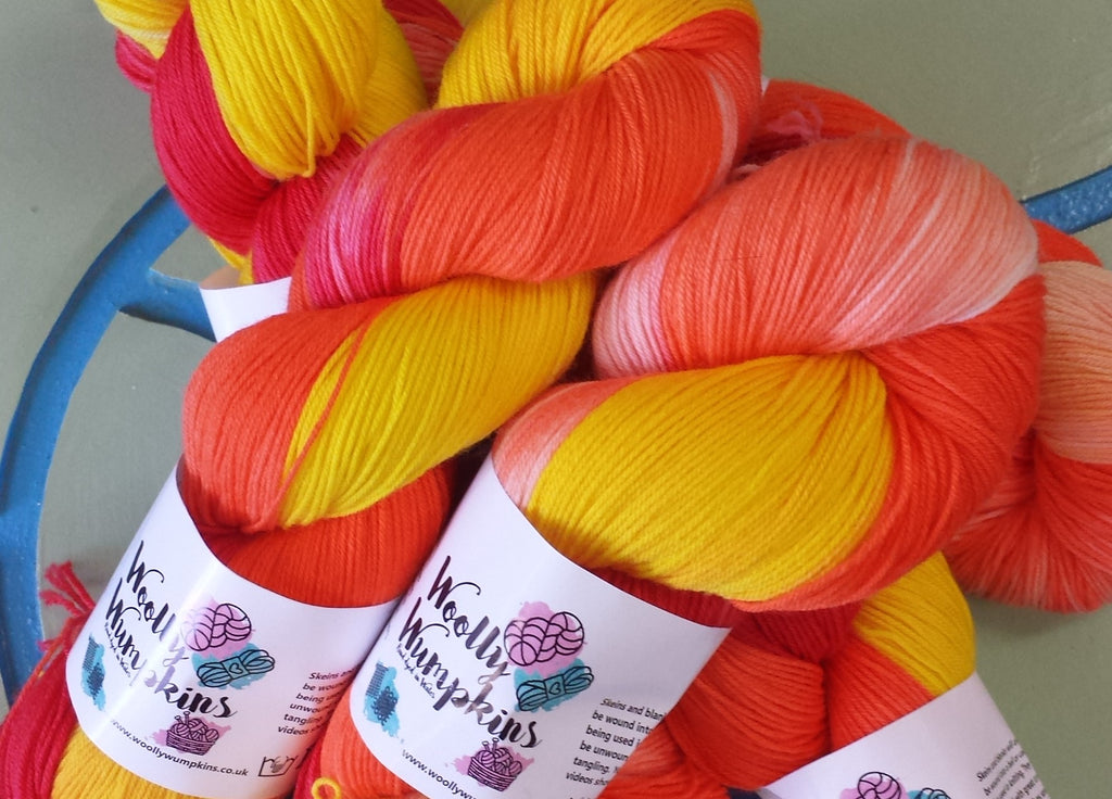Woolly Wumpkins Indie-dyed 4-ply/sock yarn