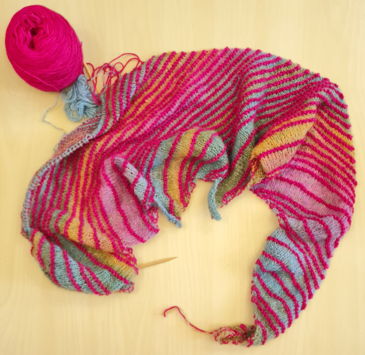 Ebb Tide Shawl Pattern – Ammonite Yarns