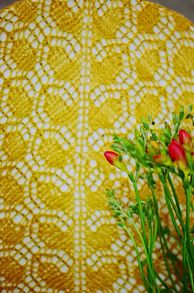 Beginner Lace Knitting Shawlette