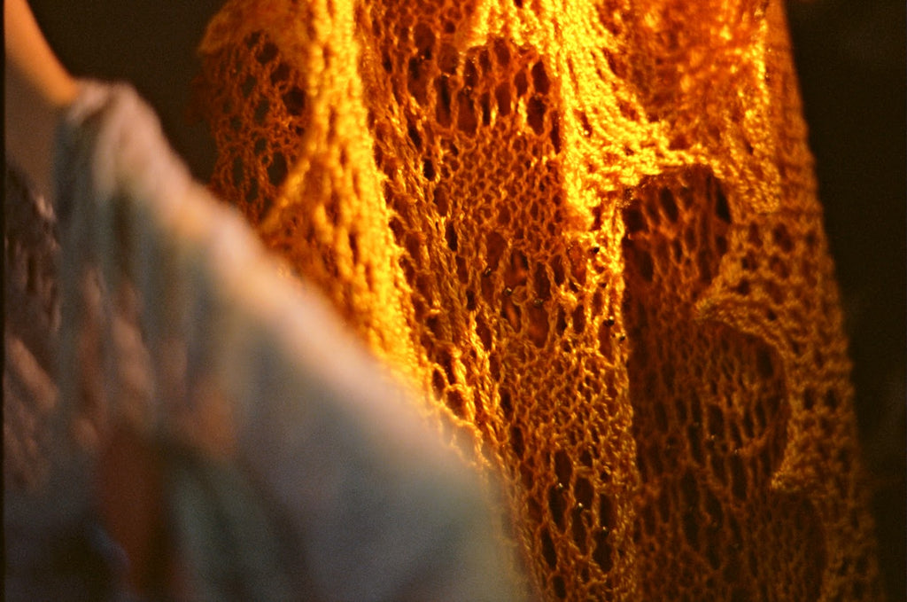 Beginner Lace Knitting Shawlette